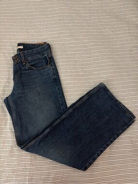 Levis Superflow Dark Wash Straight-Leg Jeans - Dark Blue